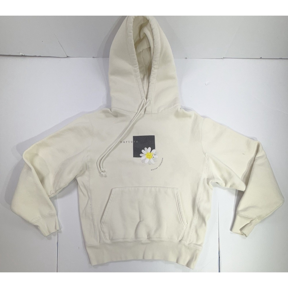 Porter Robinson Nurture Hoodie Small Cream Daisy Graphic Tour Merch